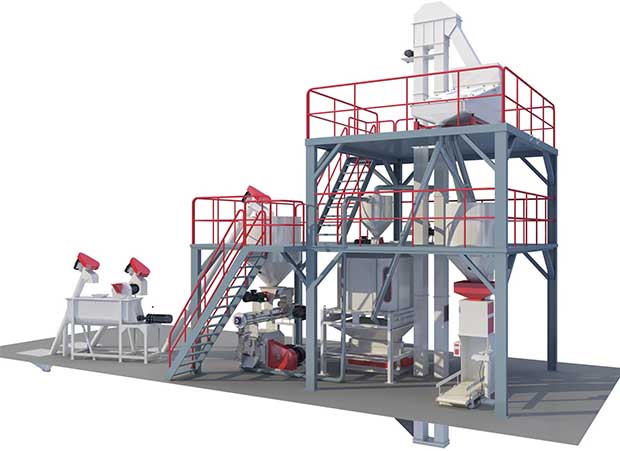 cattle feed production line